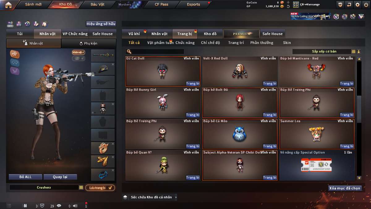 shop acc cf uy tin gia re